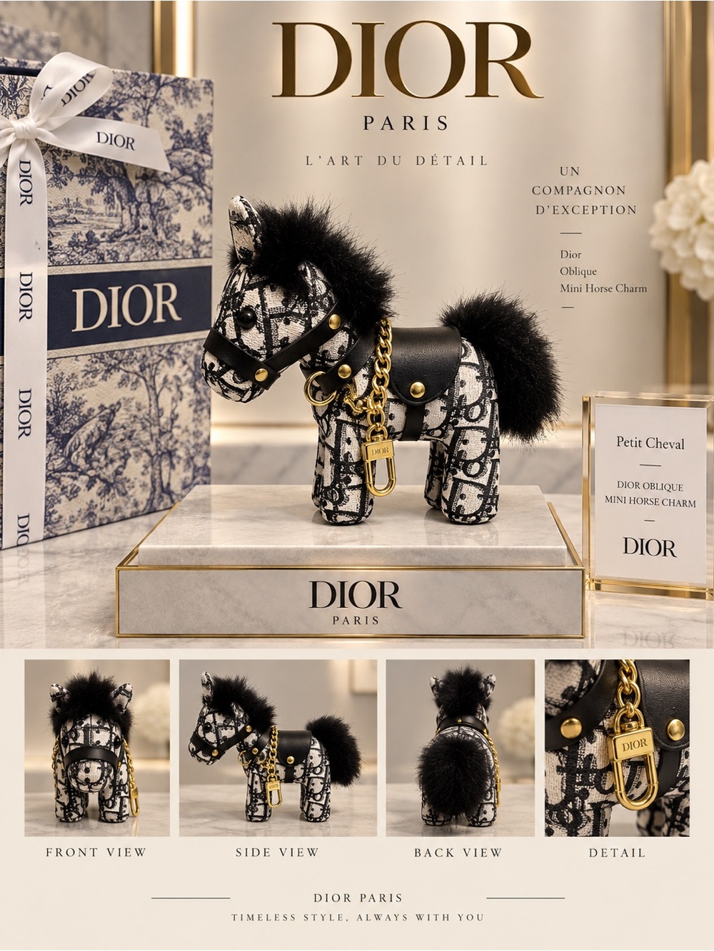 Luxury Fashion Horse Key Chain